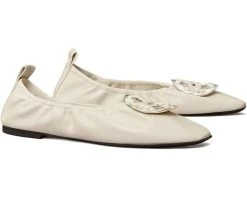 Tory Burch Woven Double T Ballet