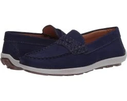 Driver Club USA Unisex-Child Kids Made In Brazil Fashion Leather Driving Loafer With Penny Detail