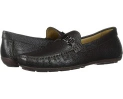 Driver Club USA Men's Leather Made In Brazil Side Metal Detail Driving Loafer